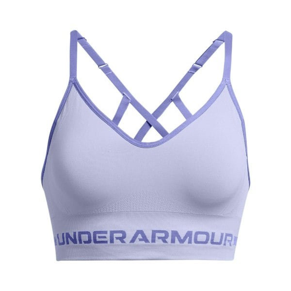 Under Armour Womens Seamless Sports Bra - Purple