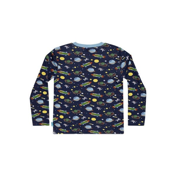 Luca and Rosa Boys pull on pyjamas - space print