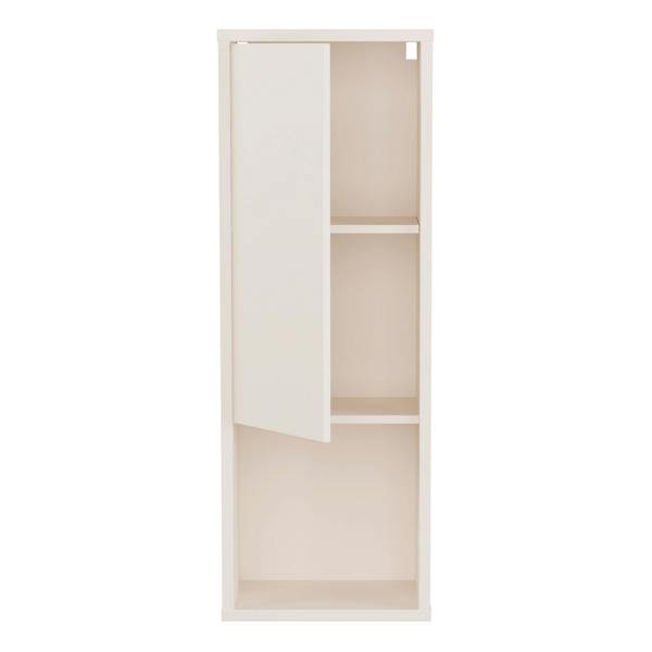 Furniture To Go Alice Springs Narrow Cupboard with 1 Door Push-to-Open in Sand