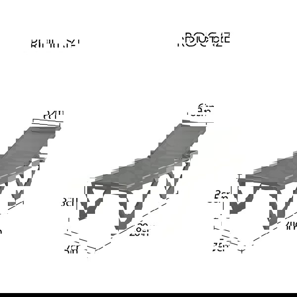 Marlin Sun Lounger, Outdoor Daybed-Weilai Concept-Weilai Concept