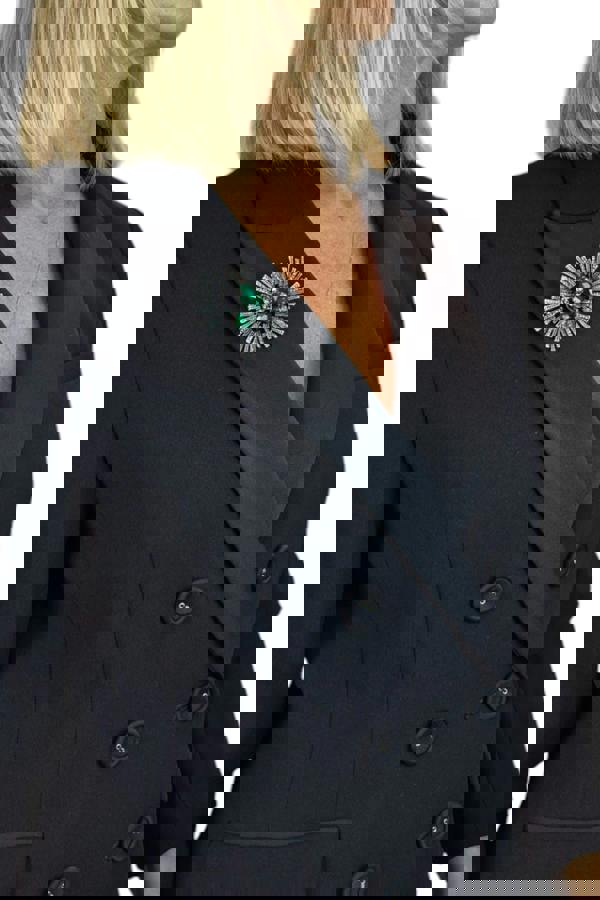 Paulo Due Diamante Large Spray Star Brooch Pin