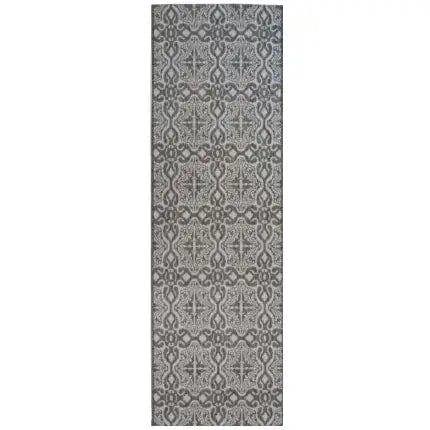The Rugs County Grey Victorian Indoor & Outdoor Rug