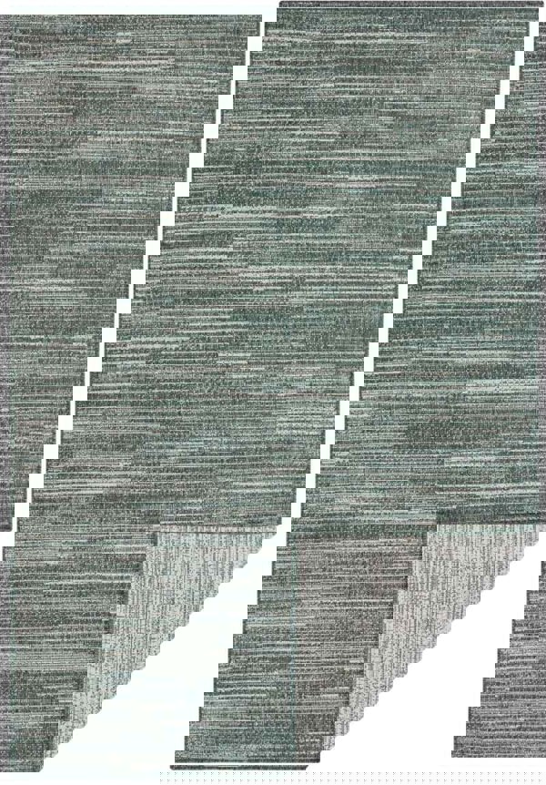 Mèlange Reversible Indoor & Outdoor Green Rug