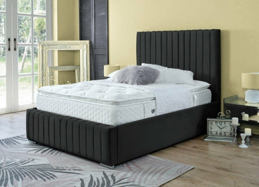 DS Living Oxford Bed - Single - 3ft - Black