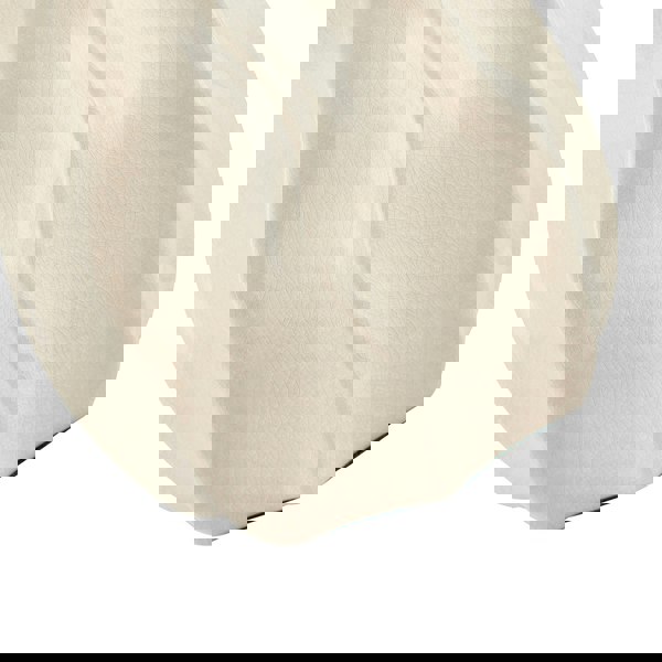 Cream Gloss Ceramic Ripple Effect Table Lamp Base with Crackle Design Image 8