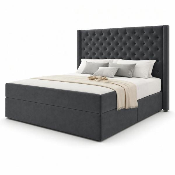 Great British Beds Chesterfield Winged Divan Bed
