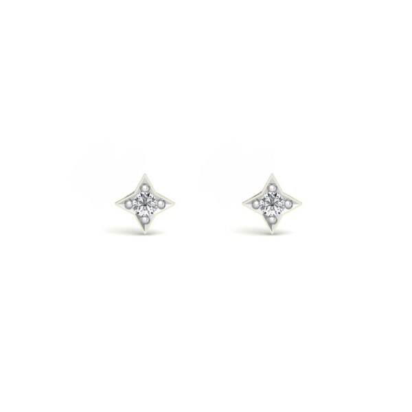 BLOOMTINE | Illuminess™ Mini Sterling Silver Star Studs