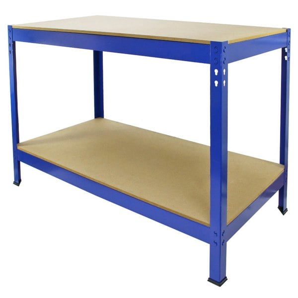 Monster Racking Q-RAX Blue Workbench - 100cm x 90cm x 60cm