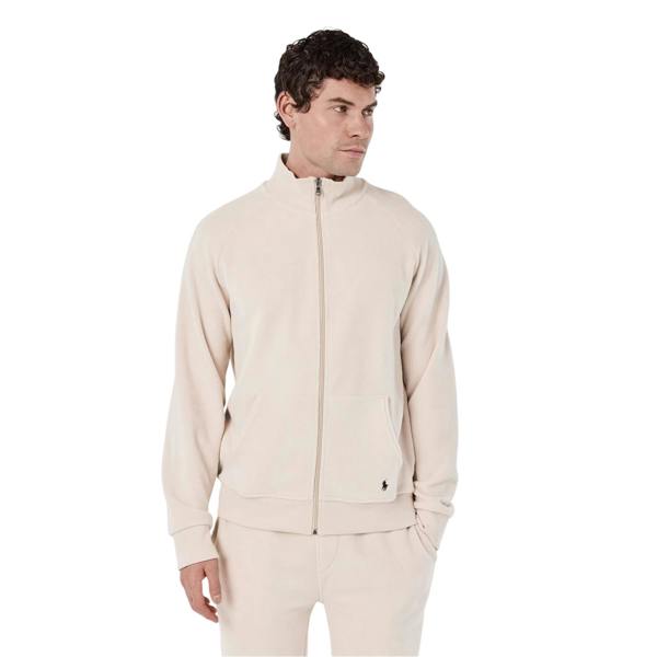 Ralph Lauren Mens Fleece Jacket - Stone - 
