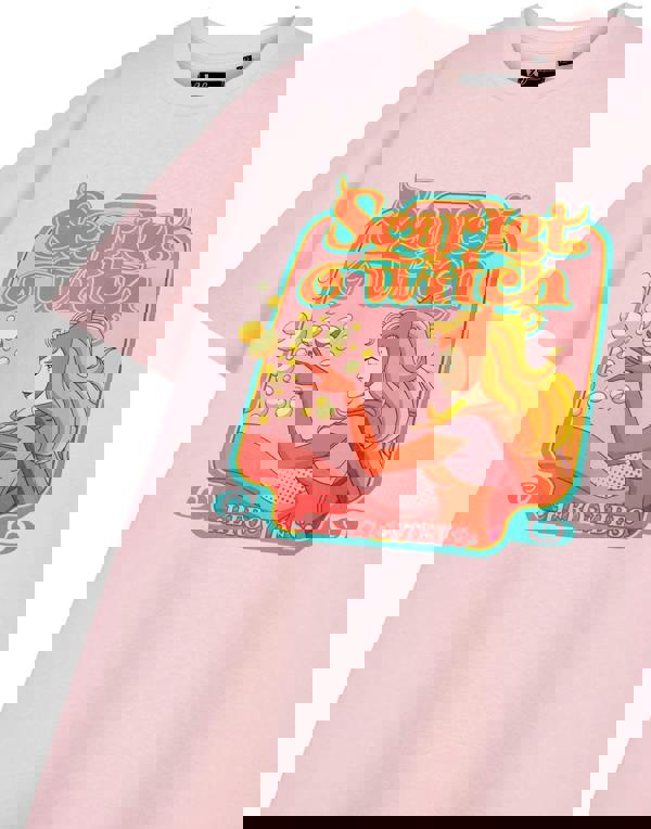 Marvel Womens Pink Hero Vibes Short Sleeved T-Shirt