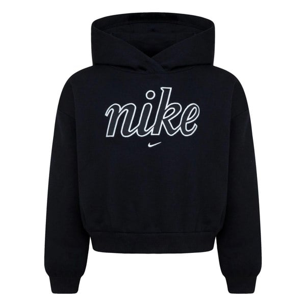 Nike Kids Club Fleece Boxy Hoodie - Black