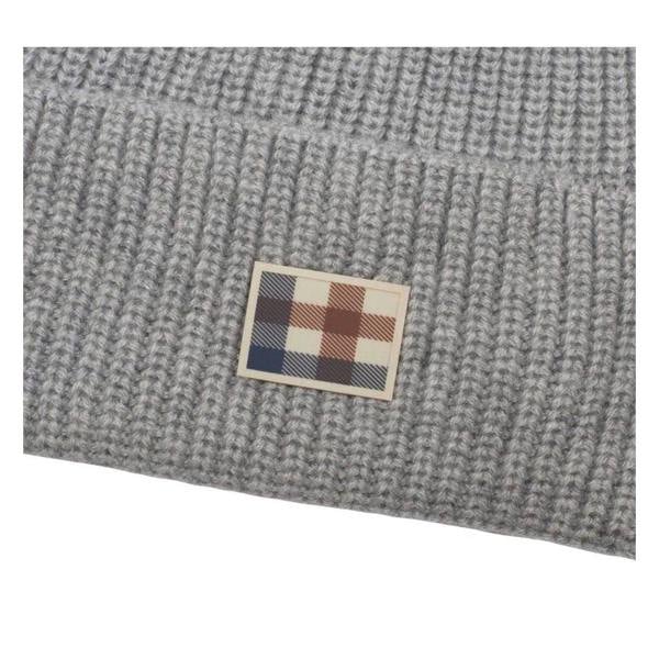 Aquascutum Unisex Adult Active Wool Blend Beanie - Light Melange - 