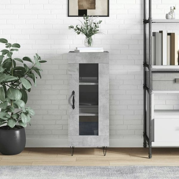 Berkfield Sideboard Concrete Grey 34.5x34x90 cm Engineered Wood