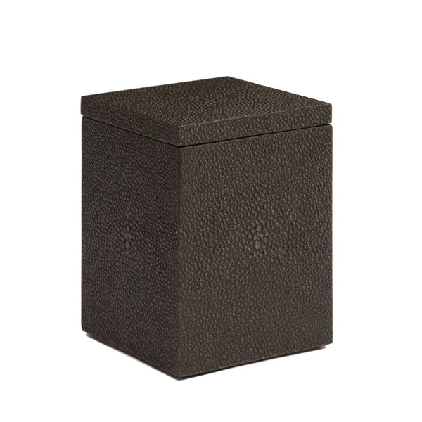 POSH TRADING COMPANY Chelsea Cotton Wool Box - Shagreen Chocolate