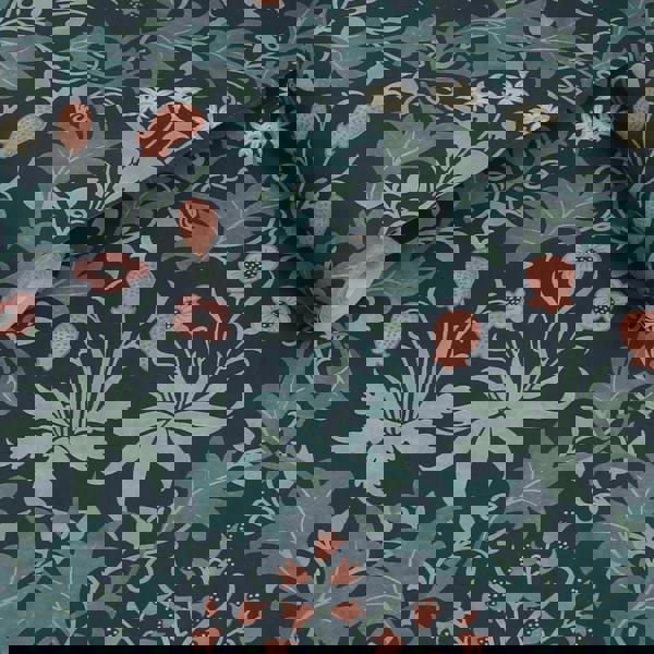 William Morris At Home Celandine Wallpaper | Midnight