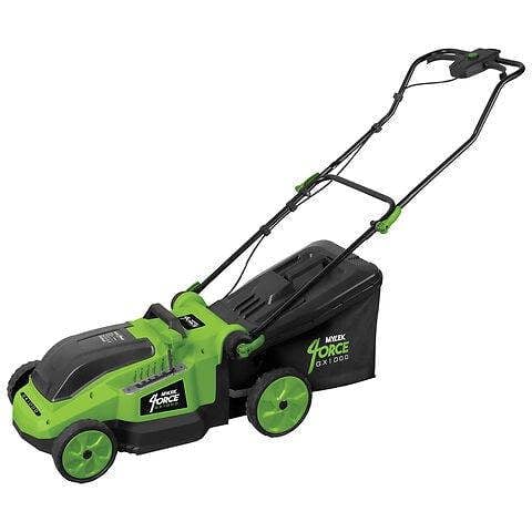 MYLEK Cordless Lawnmower Brushless 40V And Mulcher 4000mAh Li Ion Batteries Cuts Up to 500m²