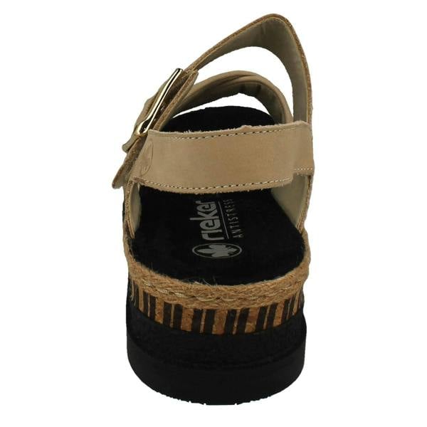 Rieker Womens Rieker Hook And Loop Sandals V7951