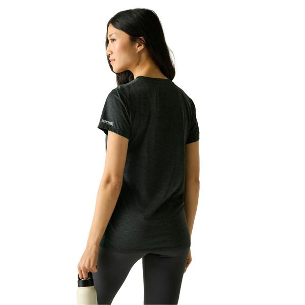 Regatta Womens/Ladies Fingal Art T-Shirt - Black Marl - 