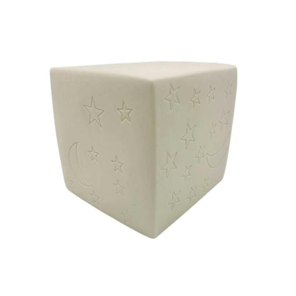 Memorials Direct Ceramic Cube Urn (White) - Infant