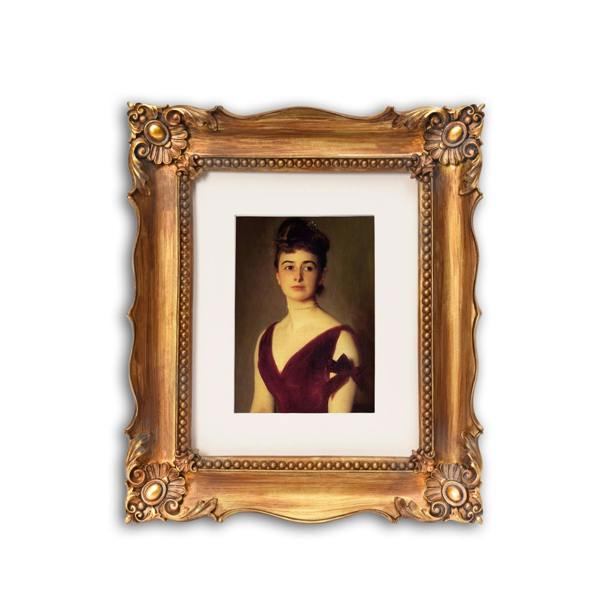 Maison des Cadeaux Victorian Ornate Photo Frame (8x10, Gold)