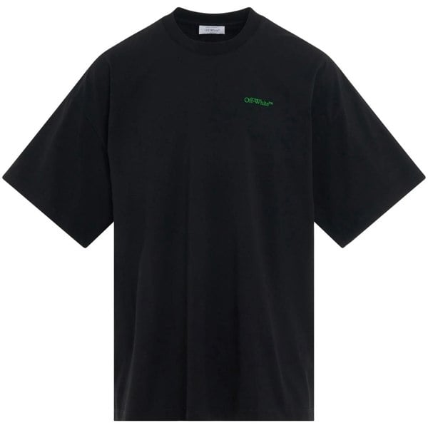 Off-White Moon Tab Oversized Fit T-Shirt - Black