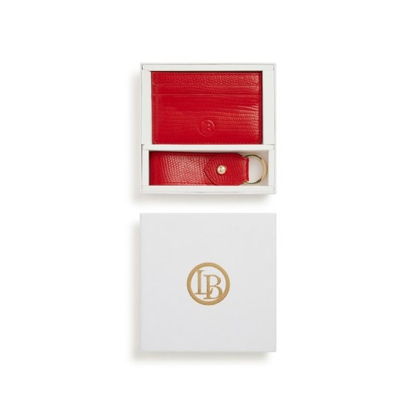 LaBante London Juniper Red CC holder & Key chain Gift Box