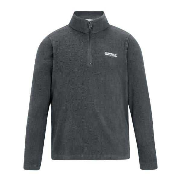 Regatta Great Outdoors Childrens/Kids Hot Shot II Half Zip Fleece Top - Dark Storm - 