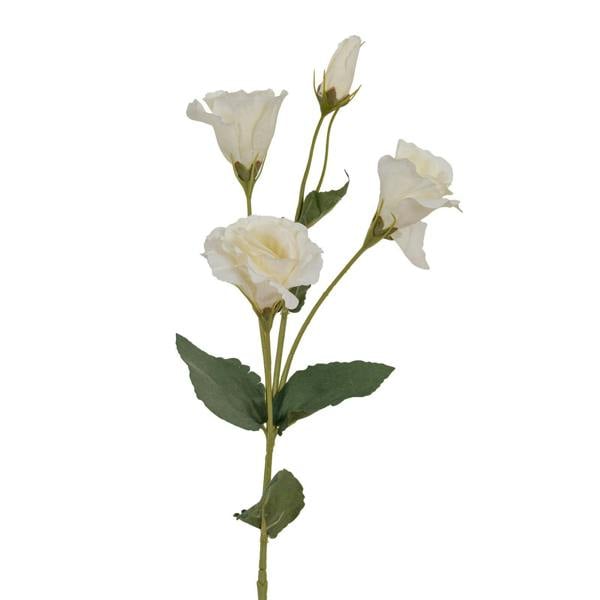 Hill Interiors Eustoma Artificial Flower Spray - White - 