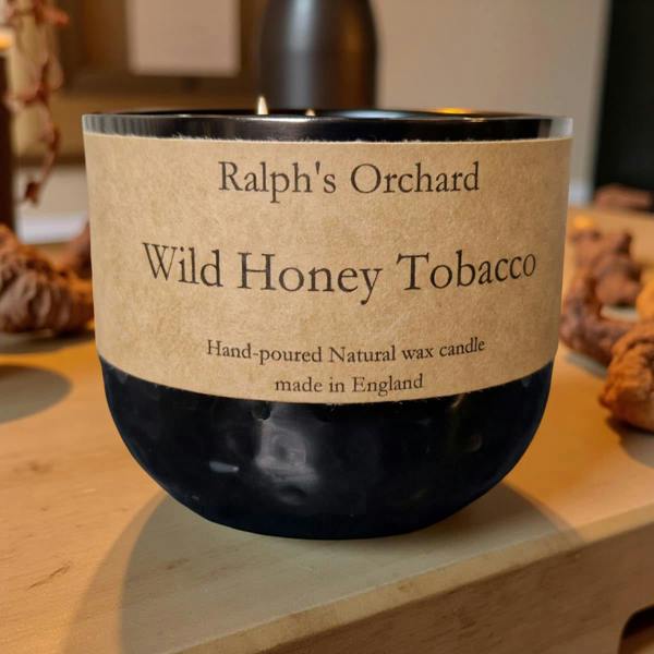 2 wick candle wild honey tobacco fragrance