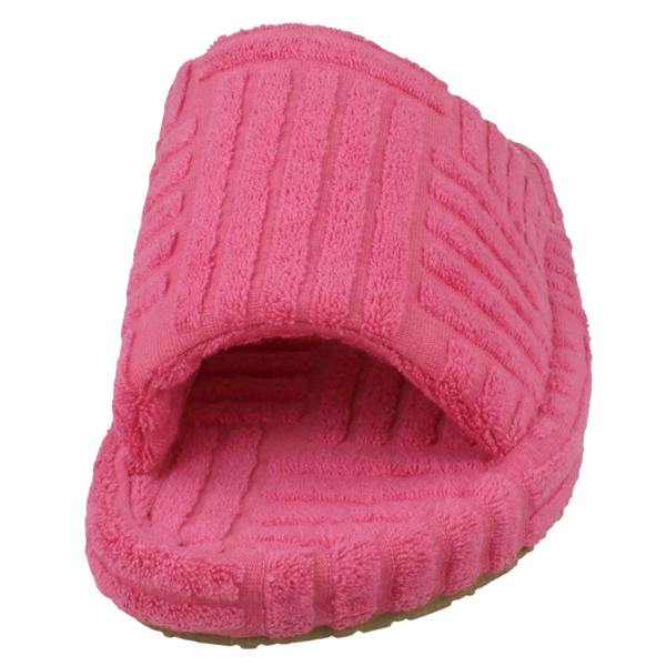 Spot On Ladies Spot On Towelling Slippers X2127