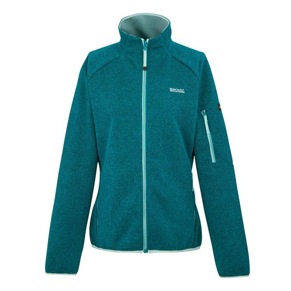 Regatta Womens/Ladies Ravenhill Full Zip Fleece Top - Exotic Plume/Icy Morn