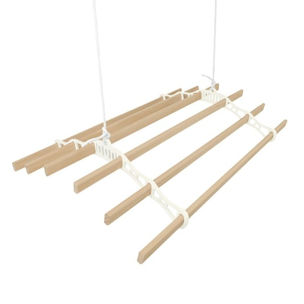 Monstershop Clothing Airer Ceiling Pulley - Ivory - 0.9m