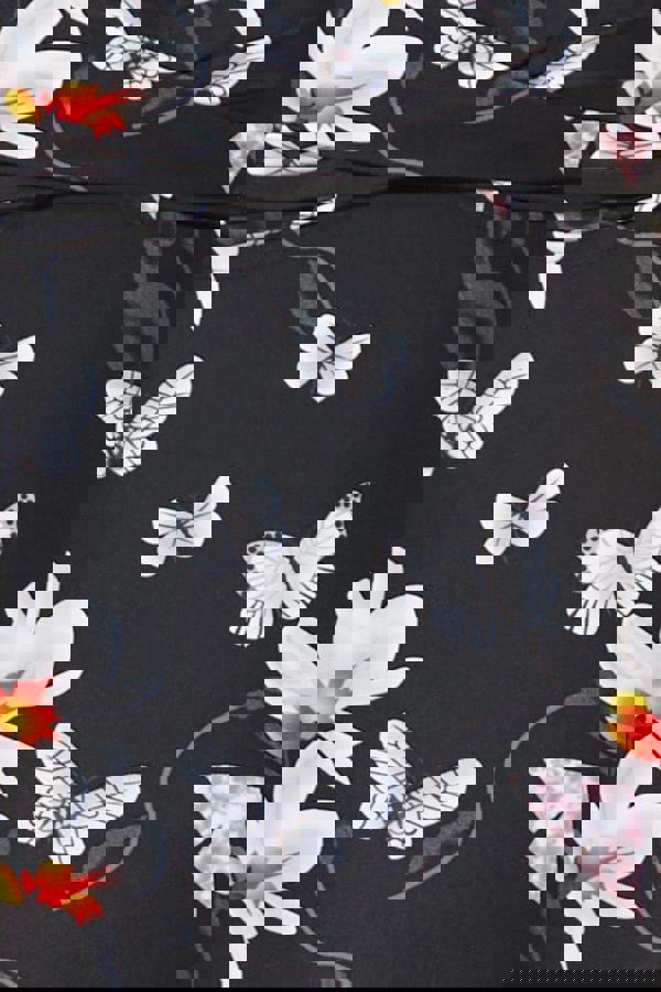 Oriental Wrap Front Swimsuit