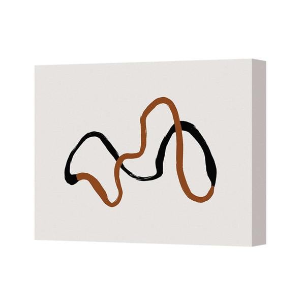 Benjamin Tate Design Contemporary Abstract Canvas Art Print On Deep Wooden Frame Handmade In UK