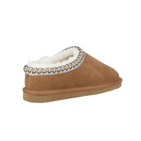 Cotswold Womens/Ladies Foxmoor Suede Slippers - Tan