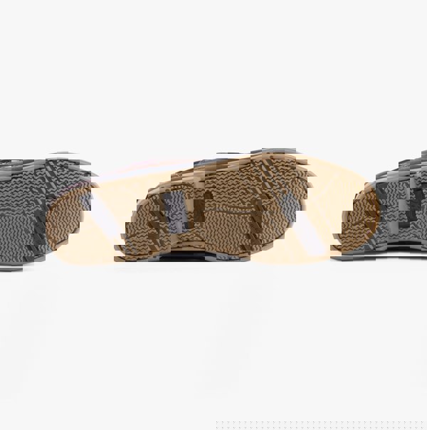 DEK RIVER Mens Nubuck Moccasin Boat Shoes Navy Blue/Brown