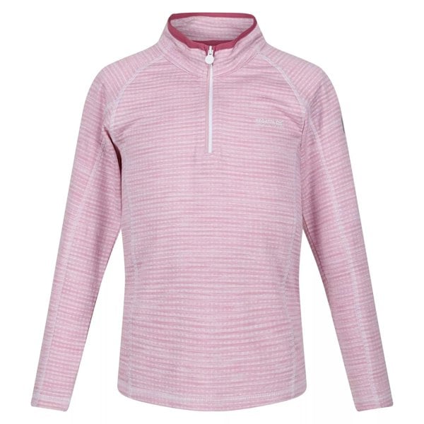 Regatta Childrens/Kids Berley Half Zip Long Sleeved Top - Fragrant Lilac