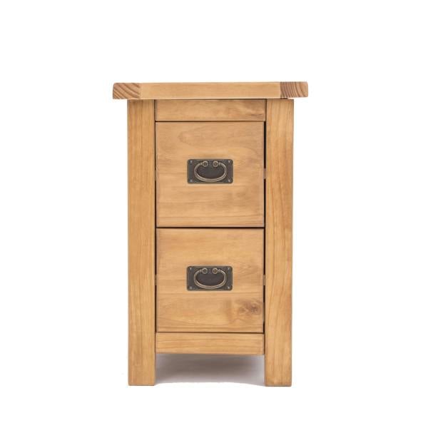 Lugo 2 Drawer Petite Bedside Table