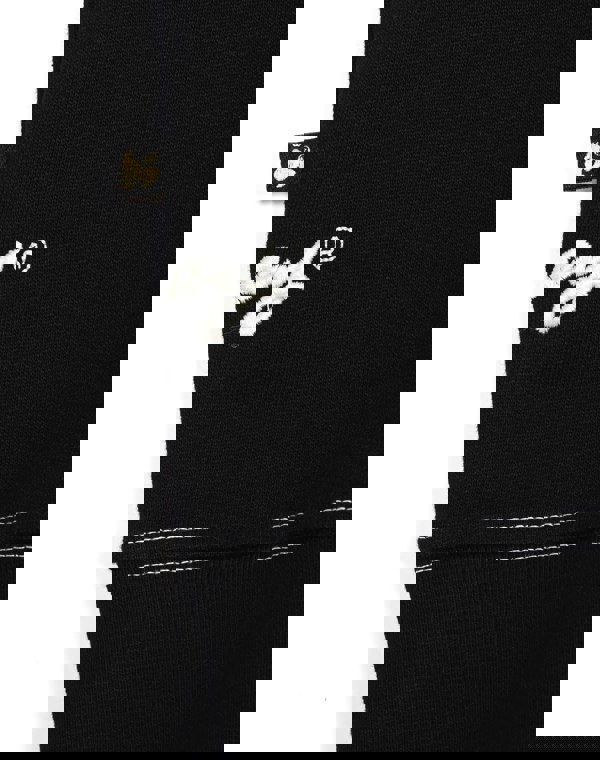 Money Sig Embroidered Crew Sweat Black