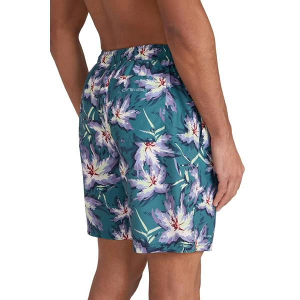 Animal Mens Deep Dive Floral Board Shorts - Green - 