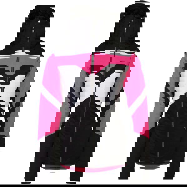 Dare 2B Womens/Ladies Rocker Hooded Jacket - Pure Pink/Black - 