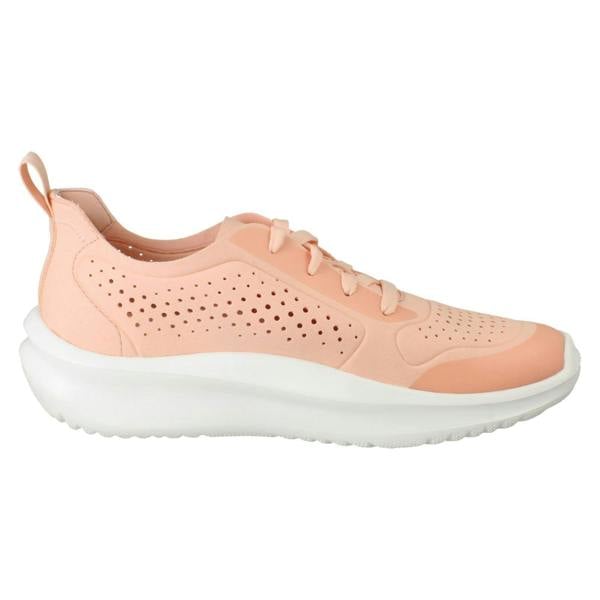 Clarks Ladies Clarks Cloudsteppers Platform Trainers - Solevana Tie