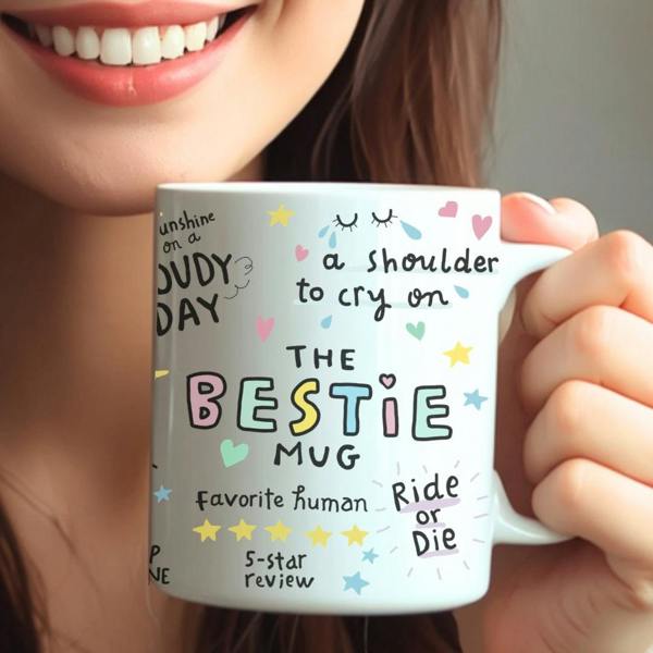 Aye Do Gifts The Bestie Mug Gift | Best Friend Sister Daughter Mum