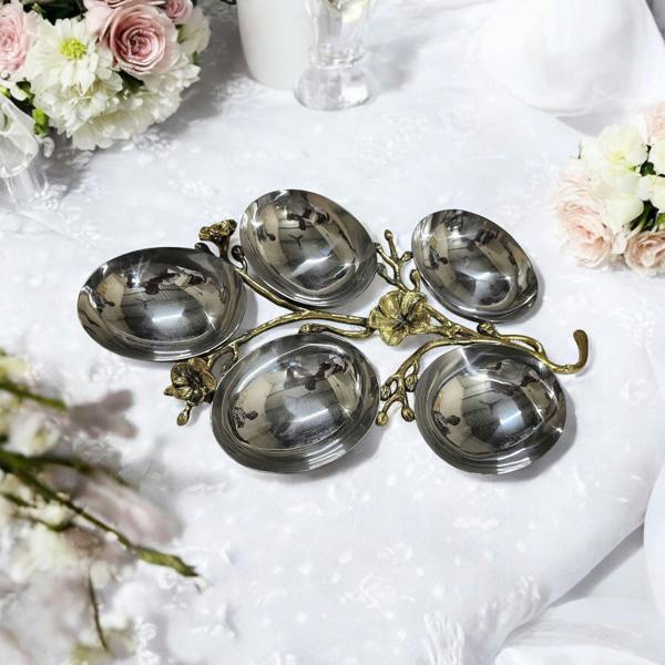 33CM BRASS FRUIT BOWLS