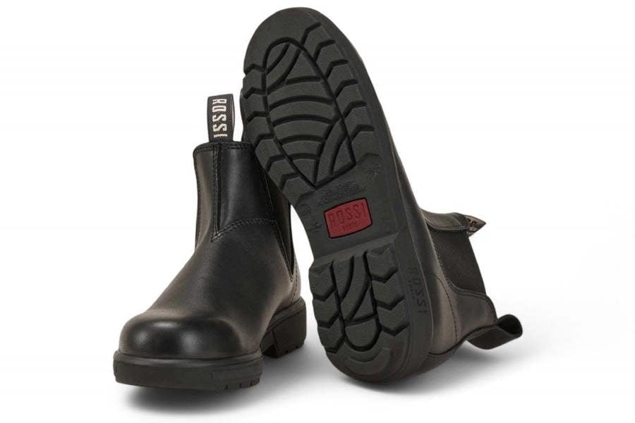 Rossi Boots Rossi 301 Endura Black Leather Chelsea Boots
