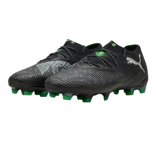 Puma Unisex Adult Future 8 Ultimate Low Firm Ground Football Boots - Black/Green