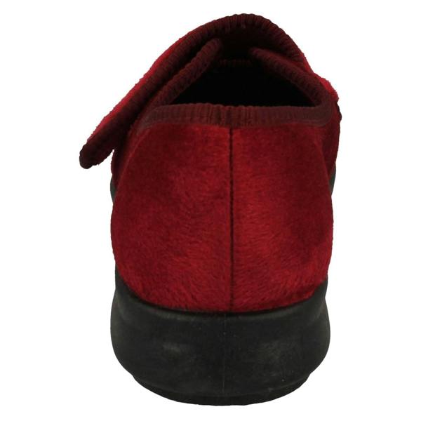 DB Shoes Ladies DB Shoes 2V Fitting Strap Fastening Slippers Caroline 2