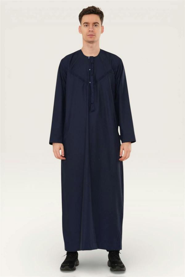 Infinity Leather Men's Eid Moroccan Jubba Robe Djellaba Ramadan Eid Thobe - HM11