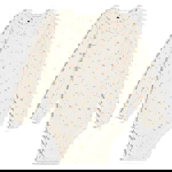 Baby Girls 3pk Floral Printed Bodysuits, Multicolour - Minicuddles