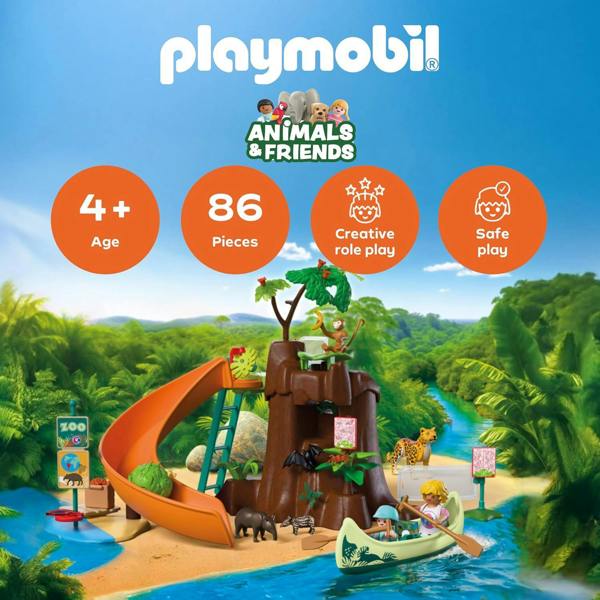 Playmobil Zoo: Jungle Adventure - 72071 Playset